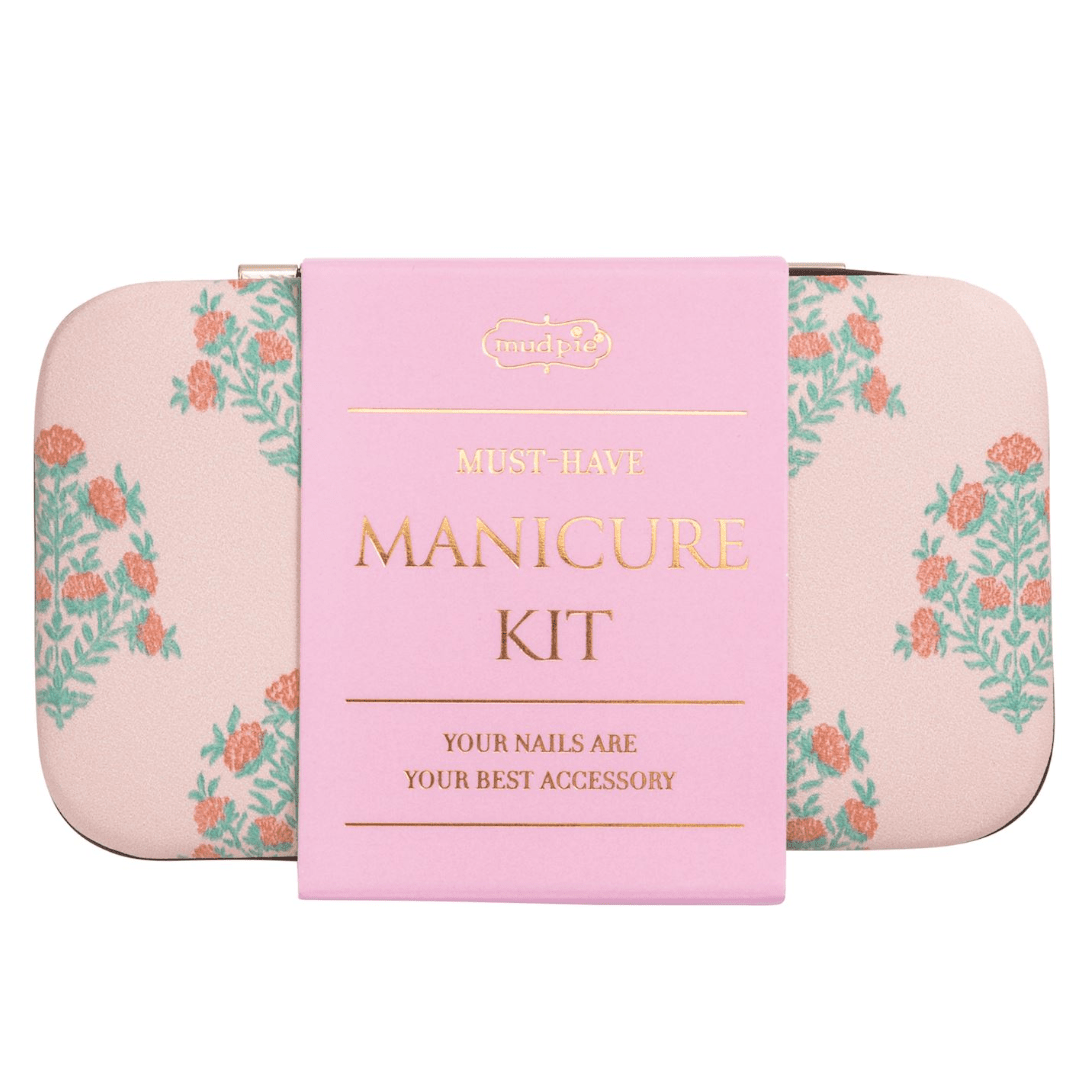 Pink Manicure Kit - White Farmhouse Flowers