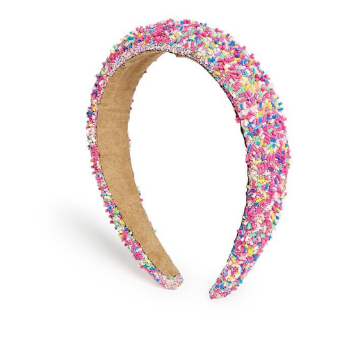 Pink Sprinkles Headband - White Farmhouse Flowers