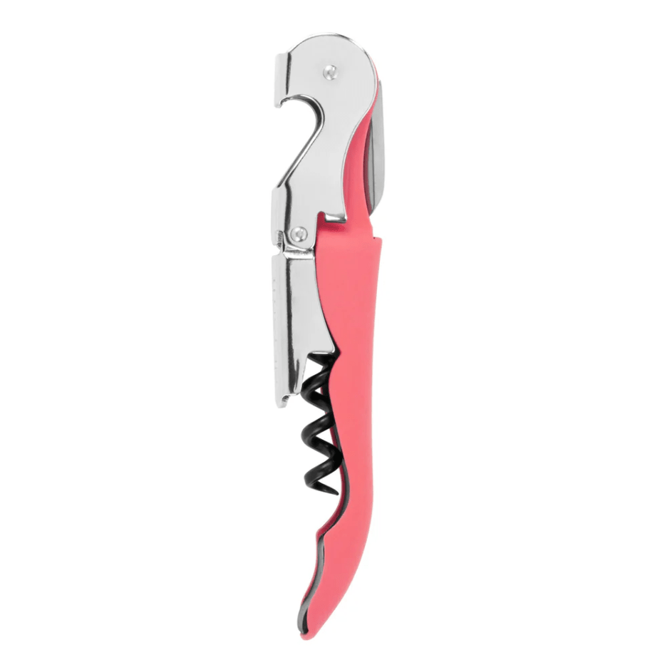 Pink Truetap Waiter's Corkscrew in Soft - Touch - White Farmhouse Flowers