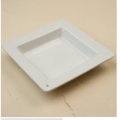Pinstripe Napkin and Candy Holder - White Farmhouse Flowers