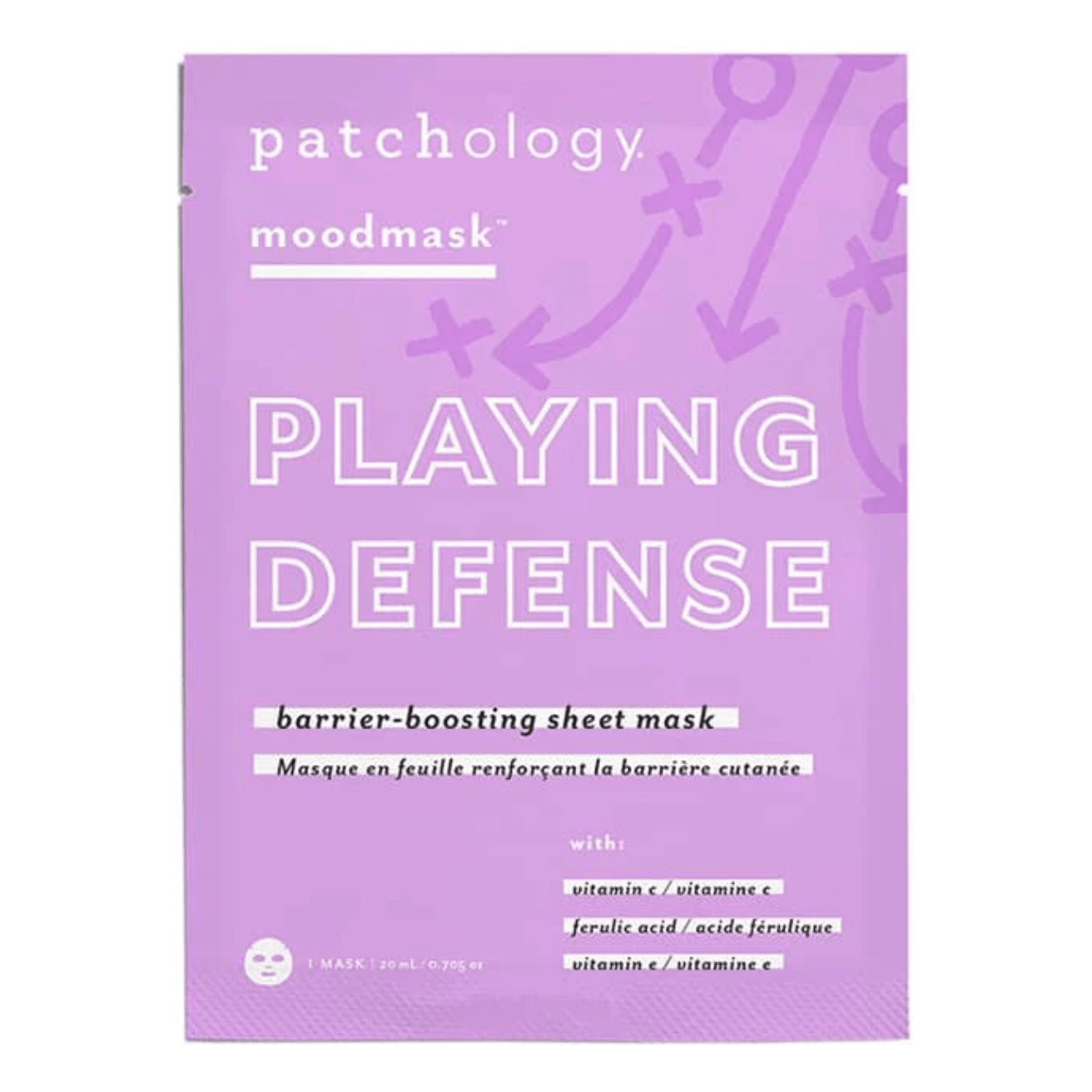 Playing Defense Sheet Mask - White Farmhouse Flowers