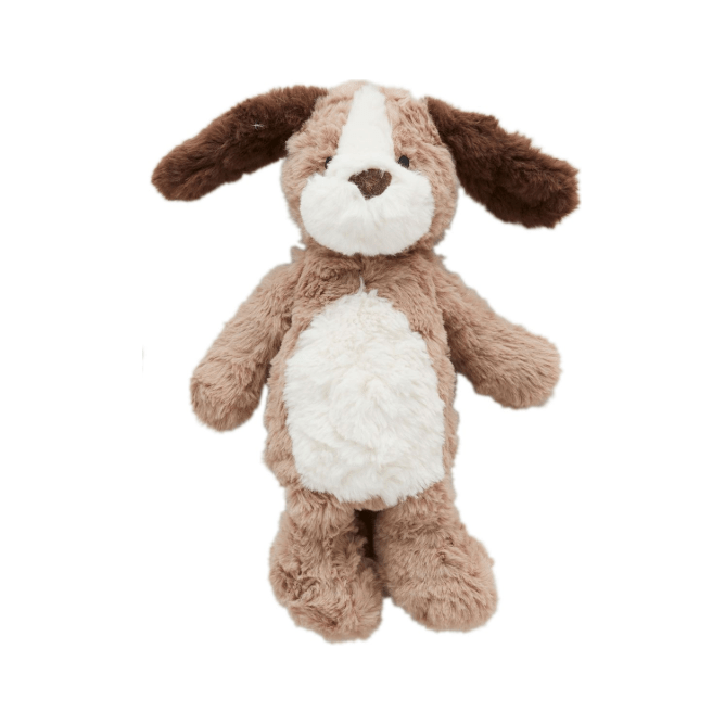 Plush Dog - White Farmhouse Flowers