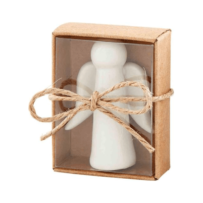 Pocket Angel - White Farmhouse Flowers
