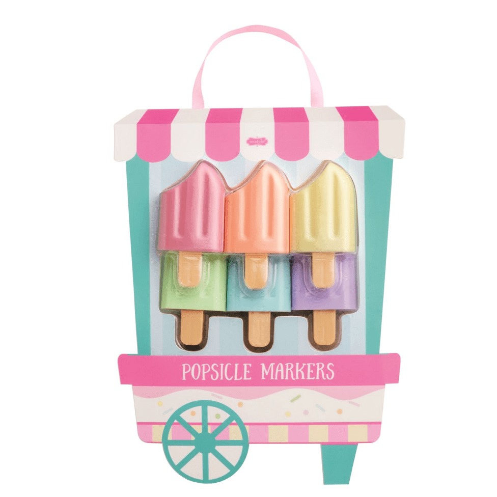 Popsicle Marker Set - White Farmhouse Flowers