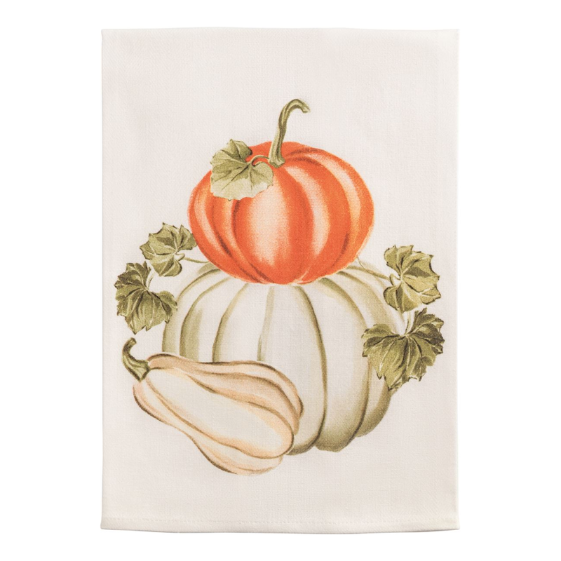 Pumpkin and Gourd Tea Towel 