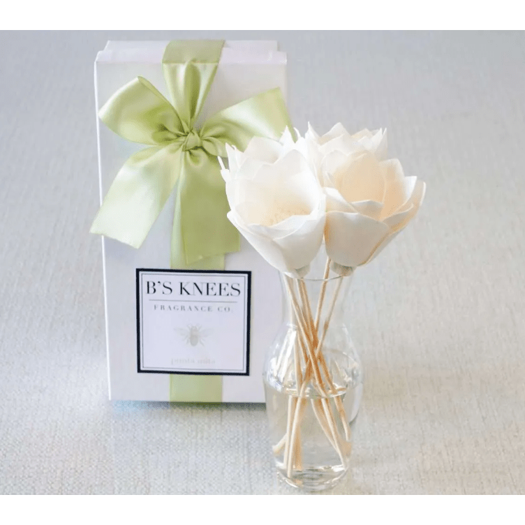 Punta Mita Classic Clear Diffuser - White Farmhouse Flowers