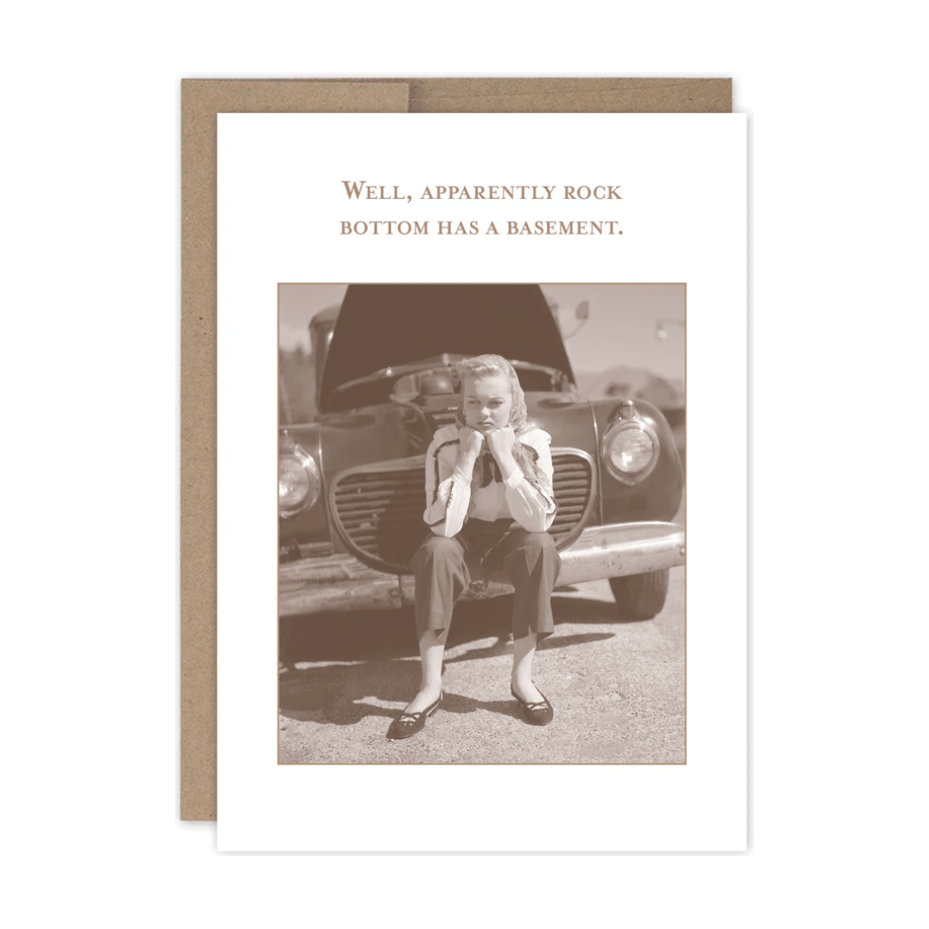 Rock Bottom What a Hoot Card SM772 - White Farmhouse Flowers
