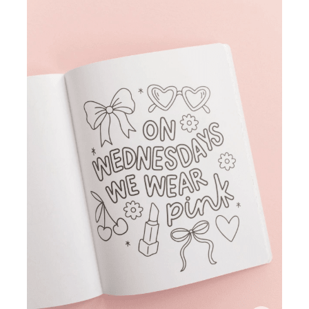 Rom Com Coloring Book - White Farmhouse Flowers