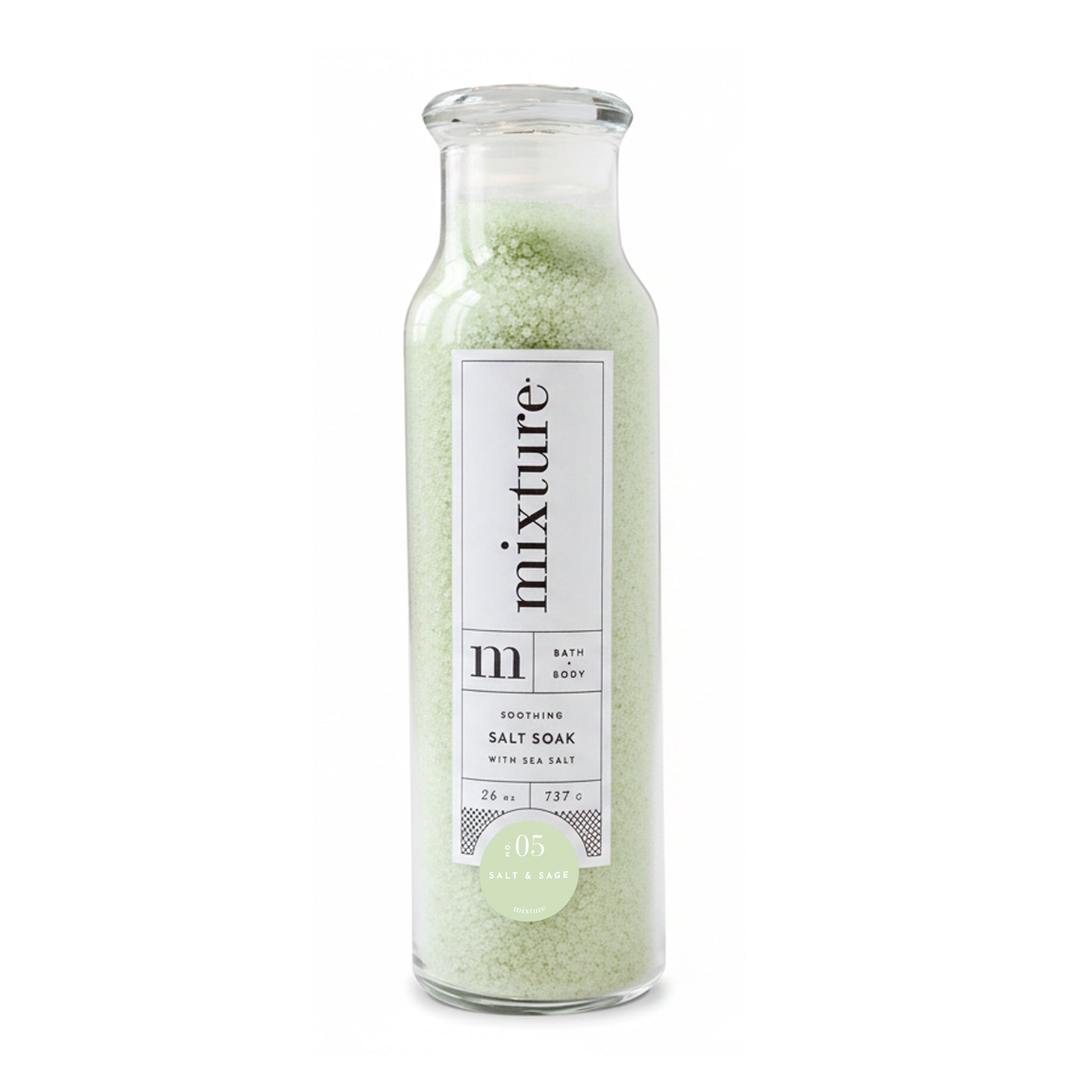 Salt and Sage Spa Salt Soak - White Farmhouse Flowers