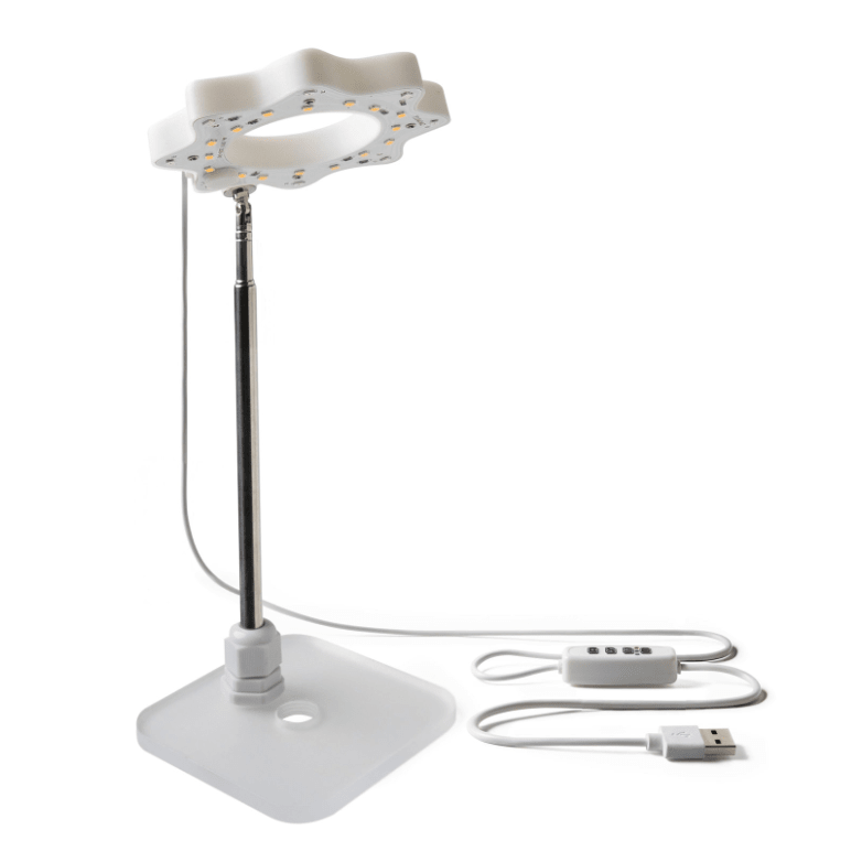 Seed N Sprout Bloomie Indoor Grow Light - White Farmhouse Flowers