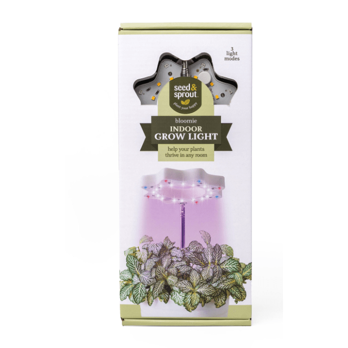 Seed N Sprout Bloomie Indoor Grow Light - White Farmhouse Flowers