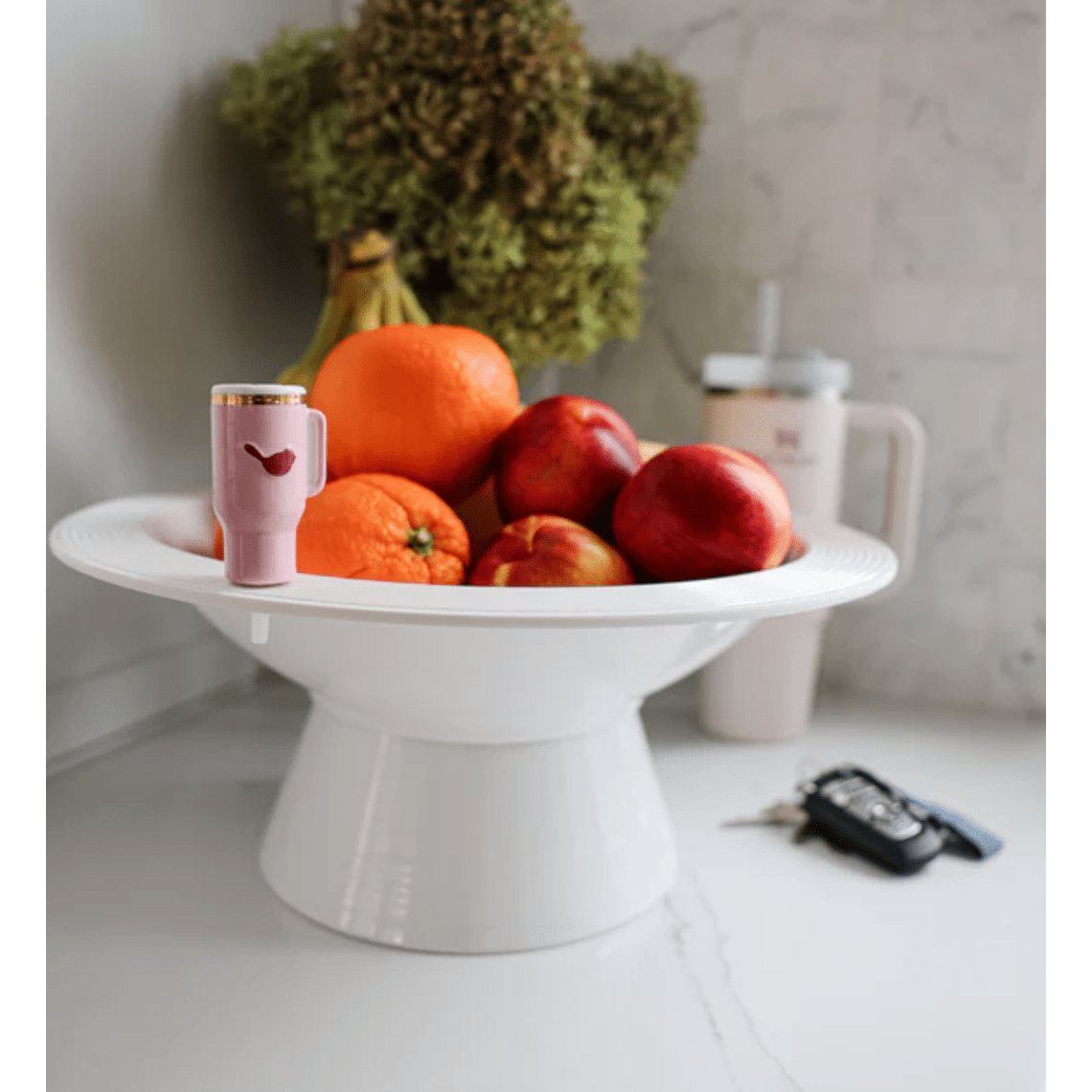 Sip Happens Mini - White Farmhouse Flowers
