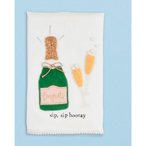 Sip Sip Hooray Tea Towel 