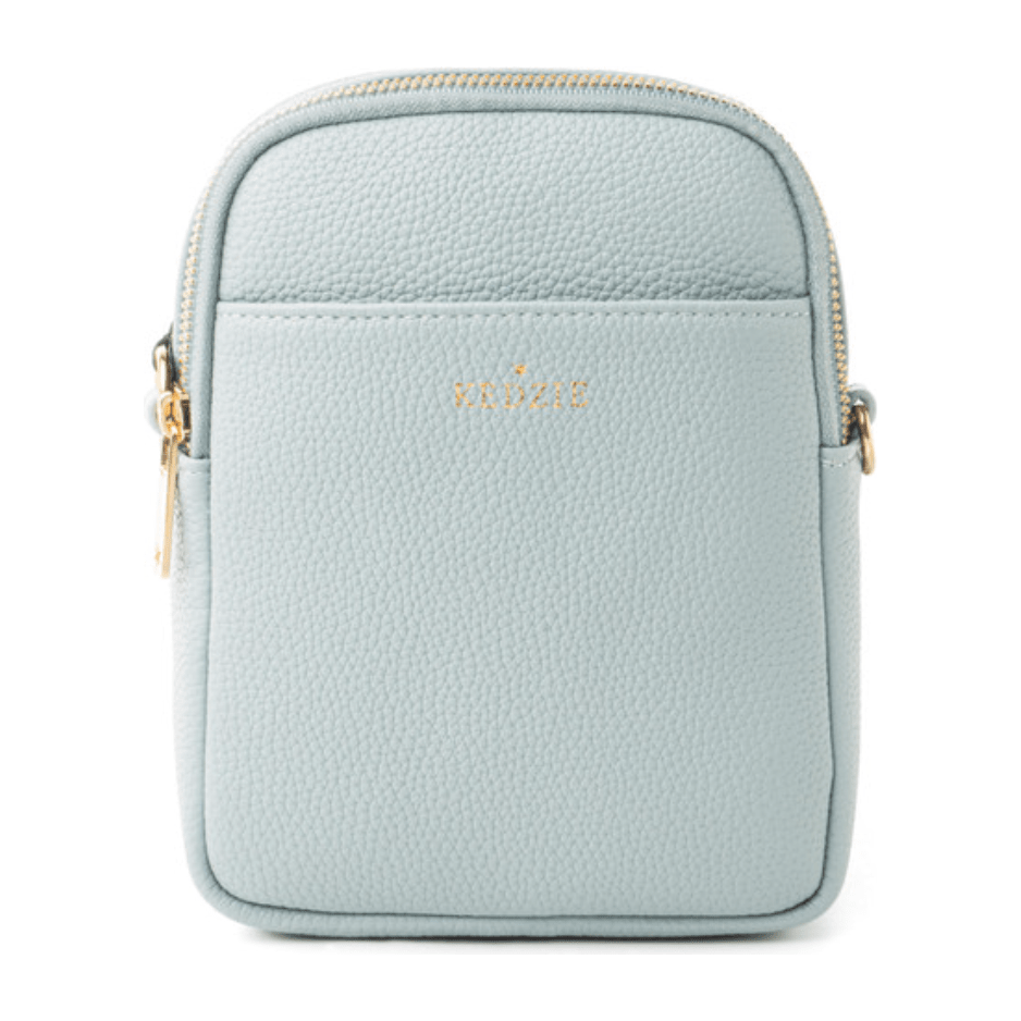 Sky Blue Kedzie Solstice Convertible Crossbody - White Farmhouse Flowers