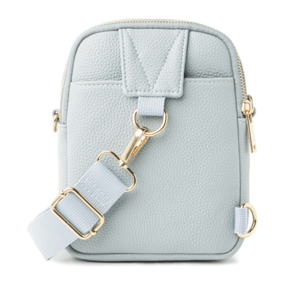 Sky Blue Kedzie Solstice Convertible Crossbody - White Farmhouse Flowers