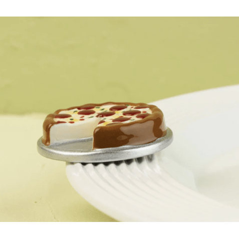 Slice Slice Baby, Pizza Mini - White Farmhouse Flowers