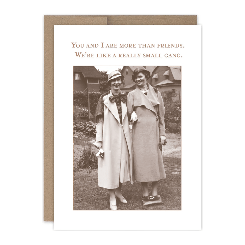 Small Gang Friendship Card SM777 - White Farmhouse Flowers