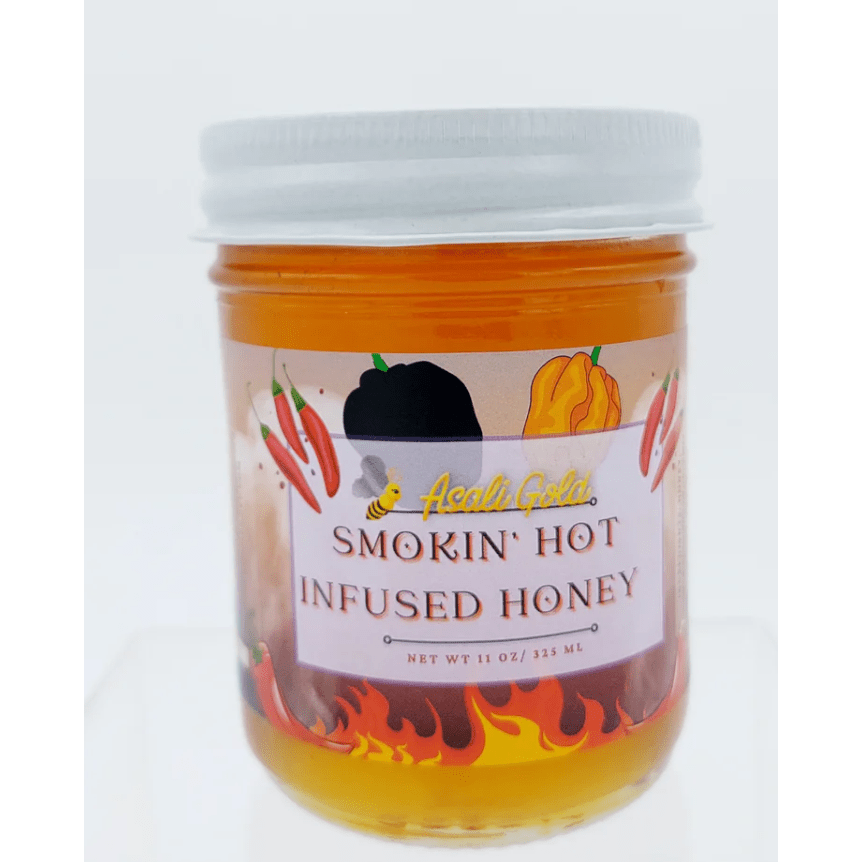 Smokin' Hot Infused Honey 11 oz. - White Farmhouse Flowers
