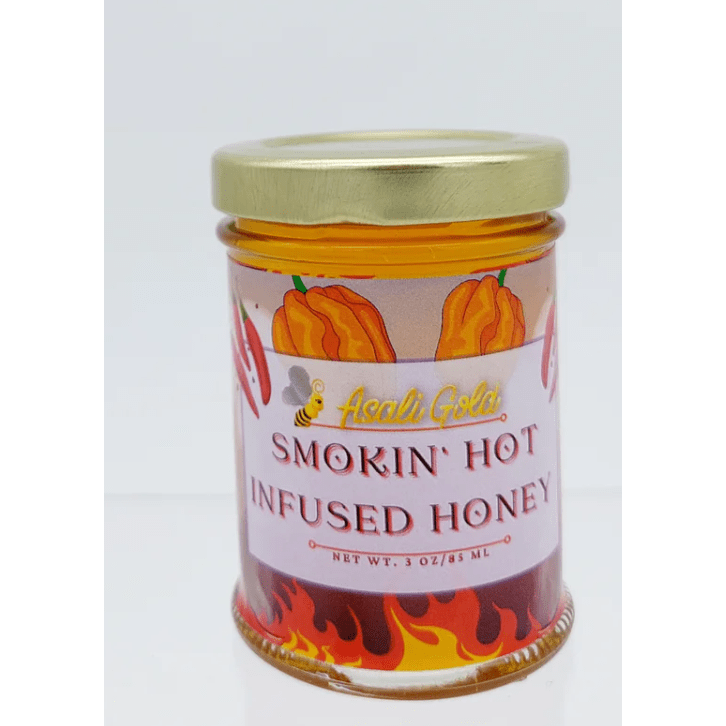 Smokin' Hot Infused Honey 3 oz. - White Farmhouse Flowers