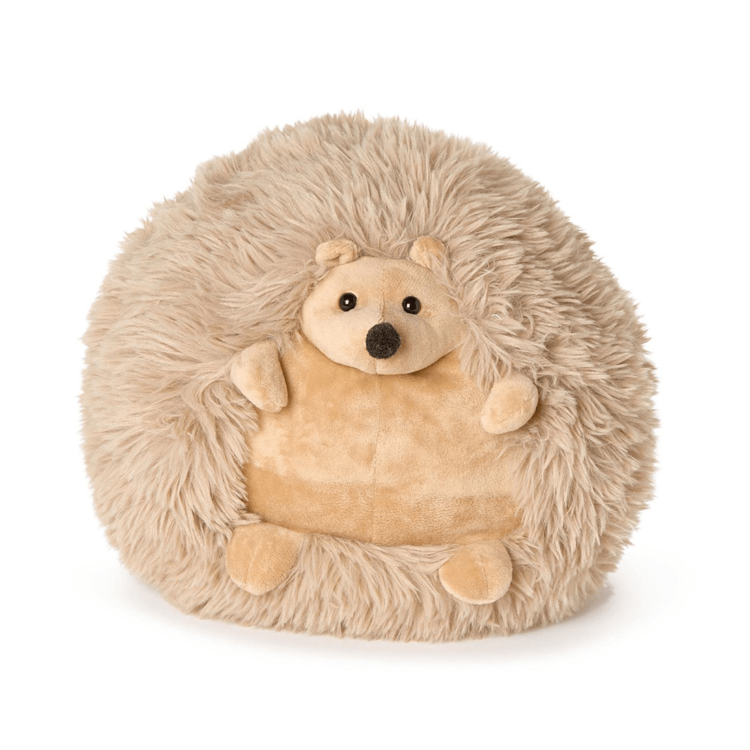 Snuggle Puff Super Soft Large Hedgehog Plush - White Farmhouse Flowers