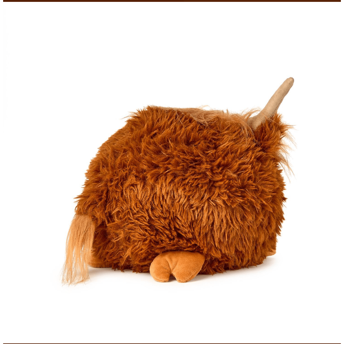 Snuggle Puff Super Soft Large Highland Cow - White Farmhouse Flowers