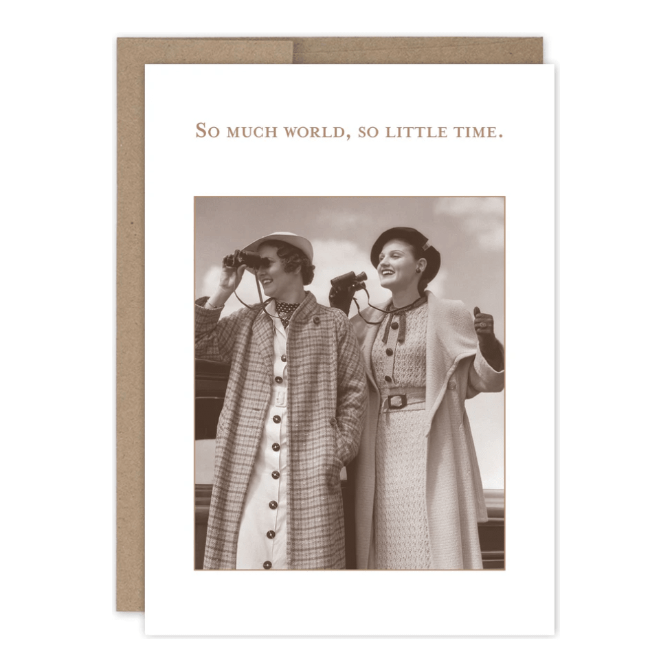 So Much World Birthday Card SM769 - White Farmhouse Flowers