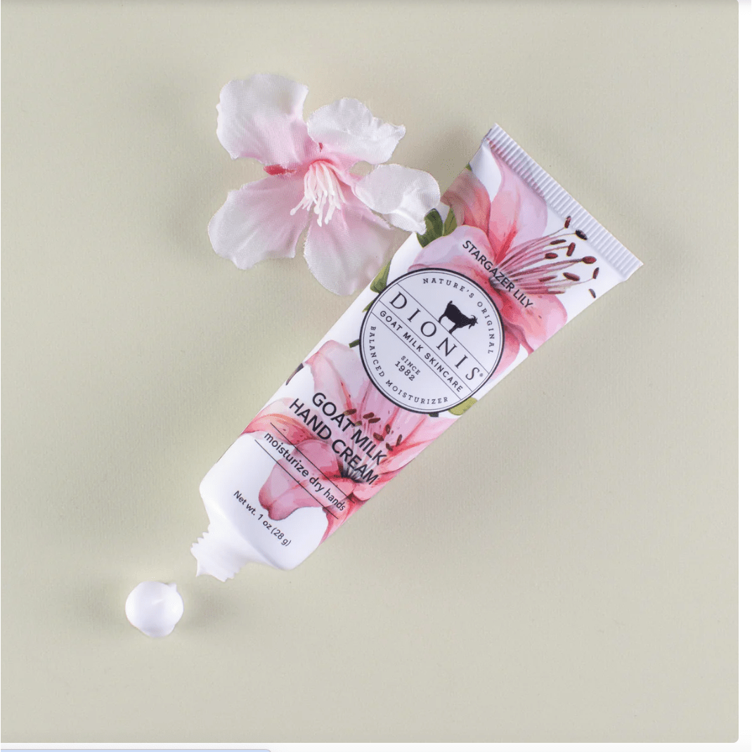 Stargazer Lily Goat Milk Hand Cream 1 oz. - White Farmhouse Flowers