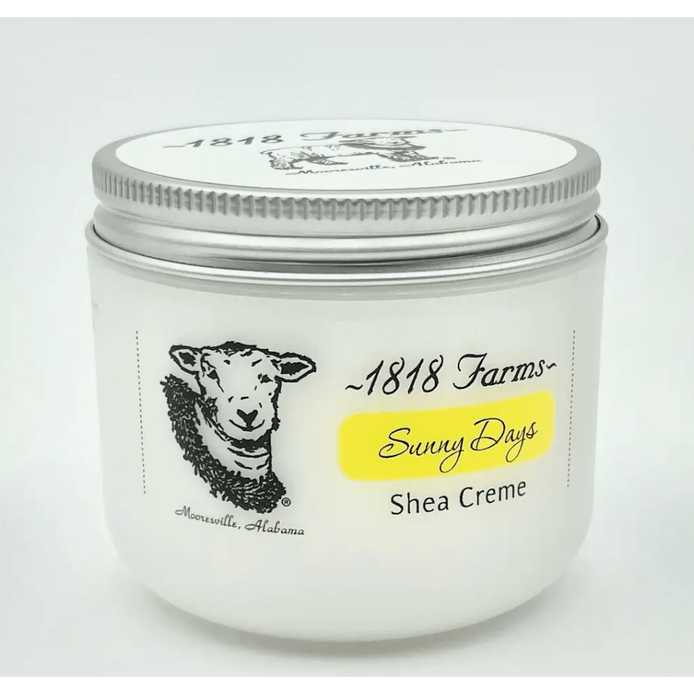 Sunny Days Shea Creme 4oz - White Farmhouse Flowers