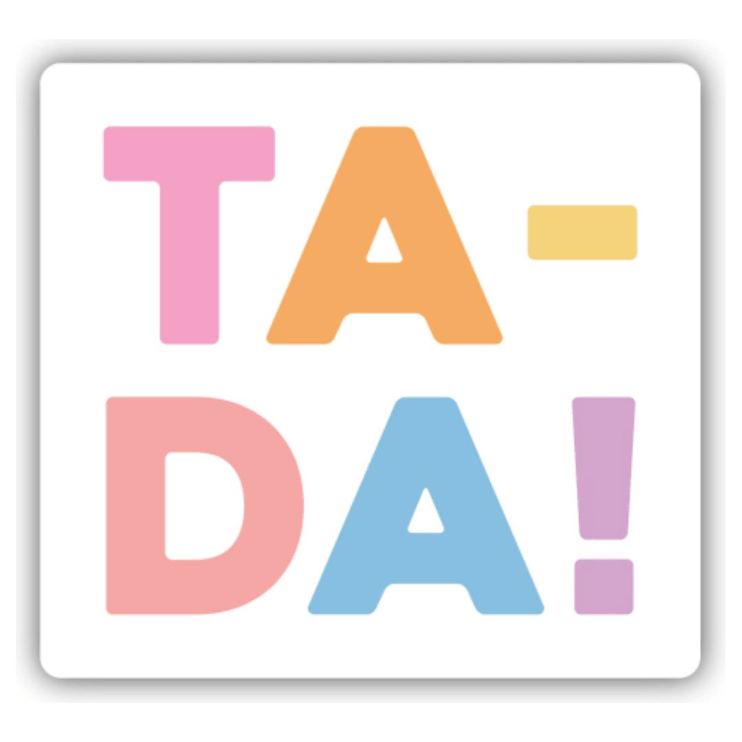 Ta - Da Sticker - White Farmhouse Flowers