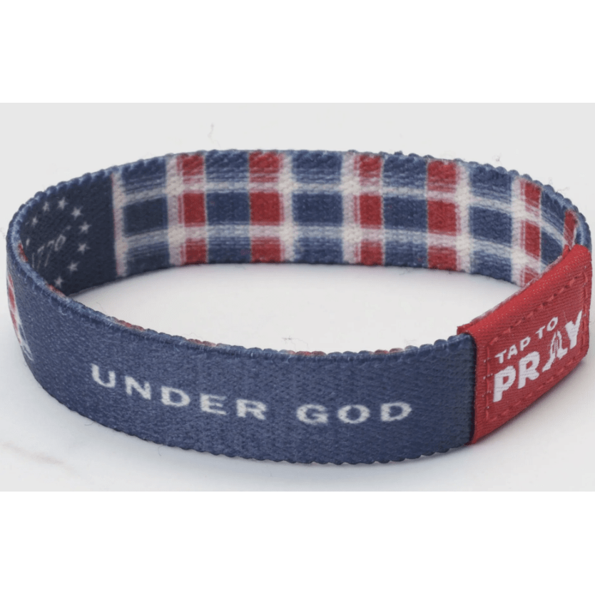 Tap to Pray Wristband - Liberty - White Farmhouse Flowers