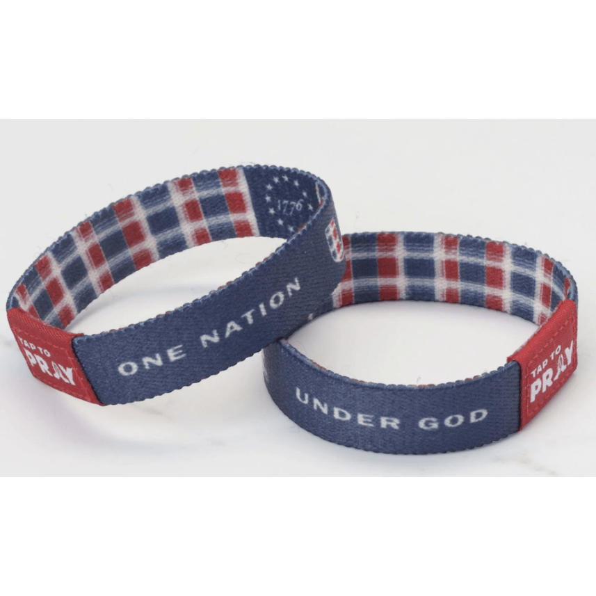 Tap to Pray Wristband - Liberty - White Farmhouse Flowers