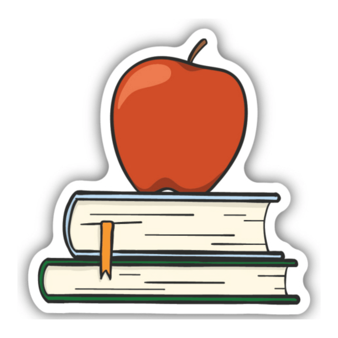 Teacher Sketch Sticker - White Farmhouse Flowers
