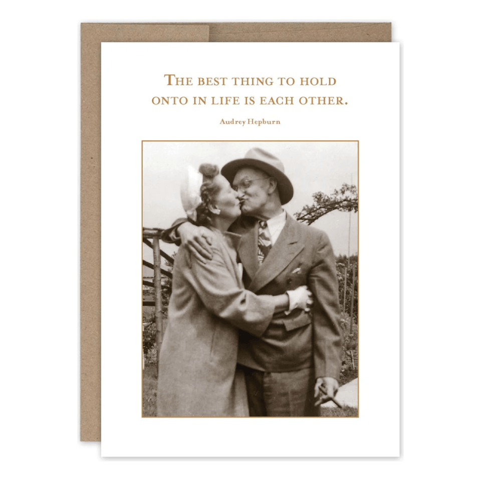 The Best Thing Anniversary Card SM286 - White Farmhouse Flowers