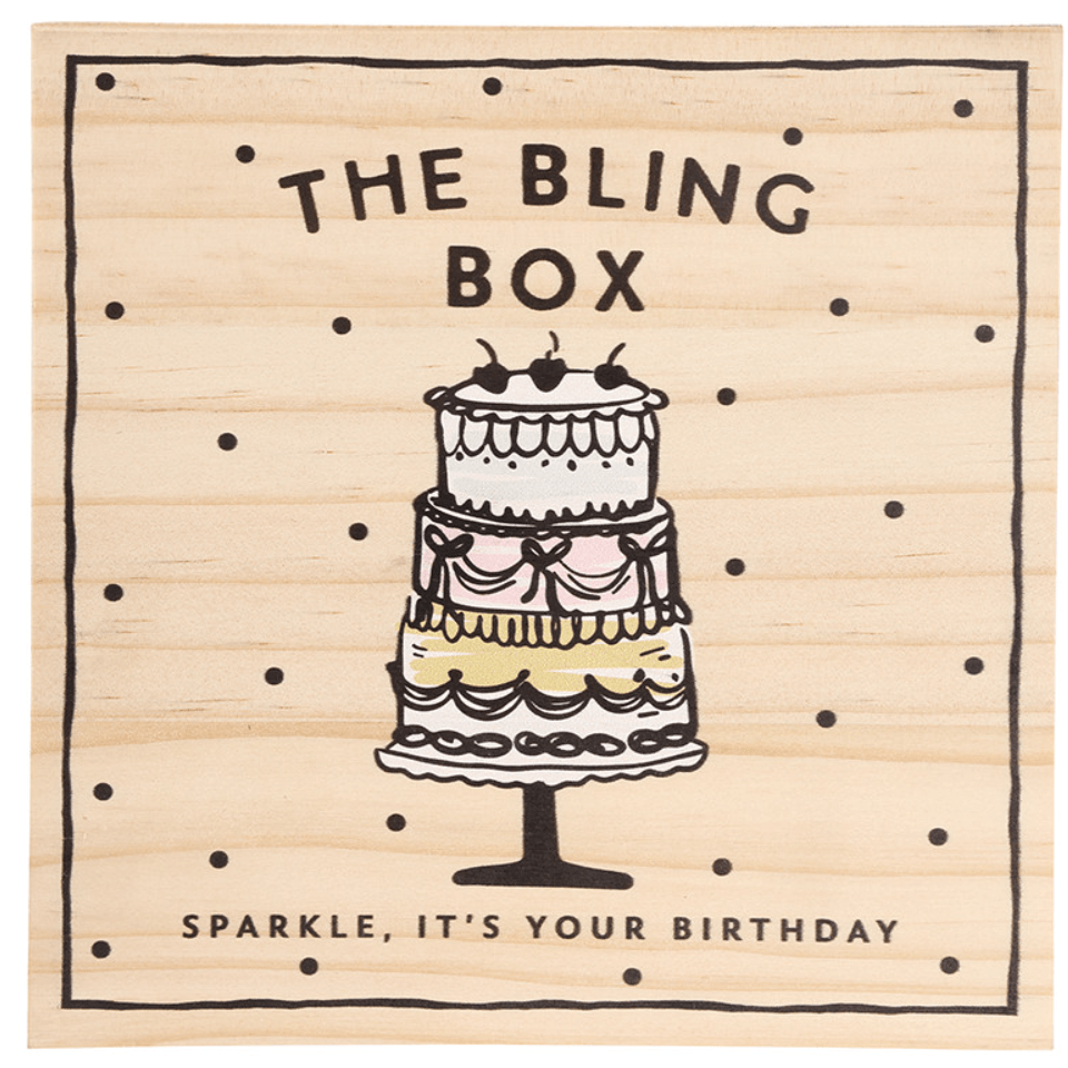 The Birthday Bling Box - White Farmhouse Flowers