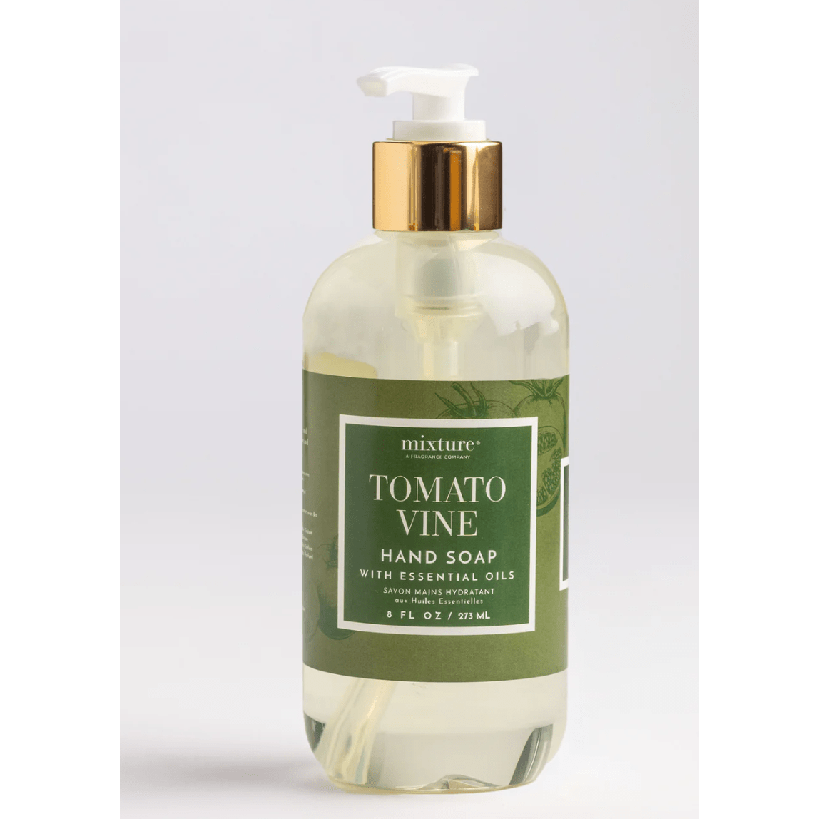 Tomato Vine 8 Oz Liquid Hand Soap - White Farmhouse Flowers