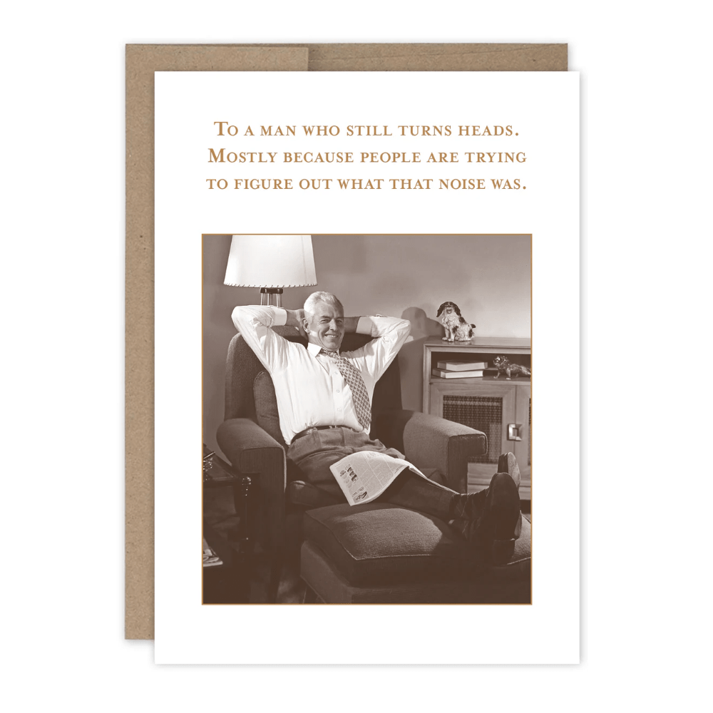 Turn Heads Birthday Card SM824 - White Farmhouse Flowers