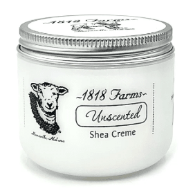 Unscented Shea Creme 4oz - White Farmhouse Flowers