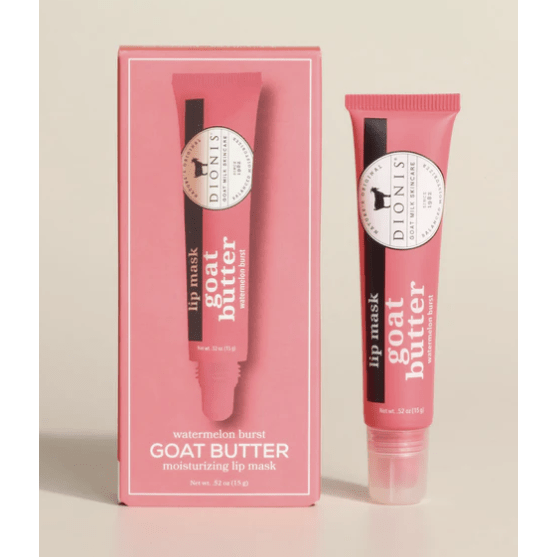 Watermelon Burst Goat Butter Moisturizing Lip Mask - White Farmhouse Flowers