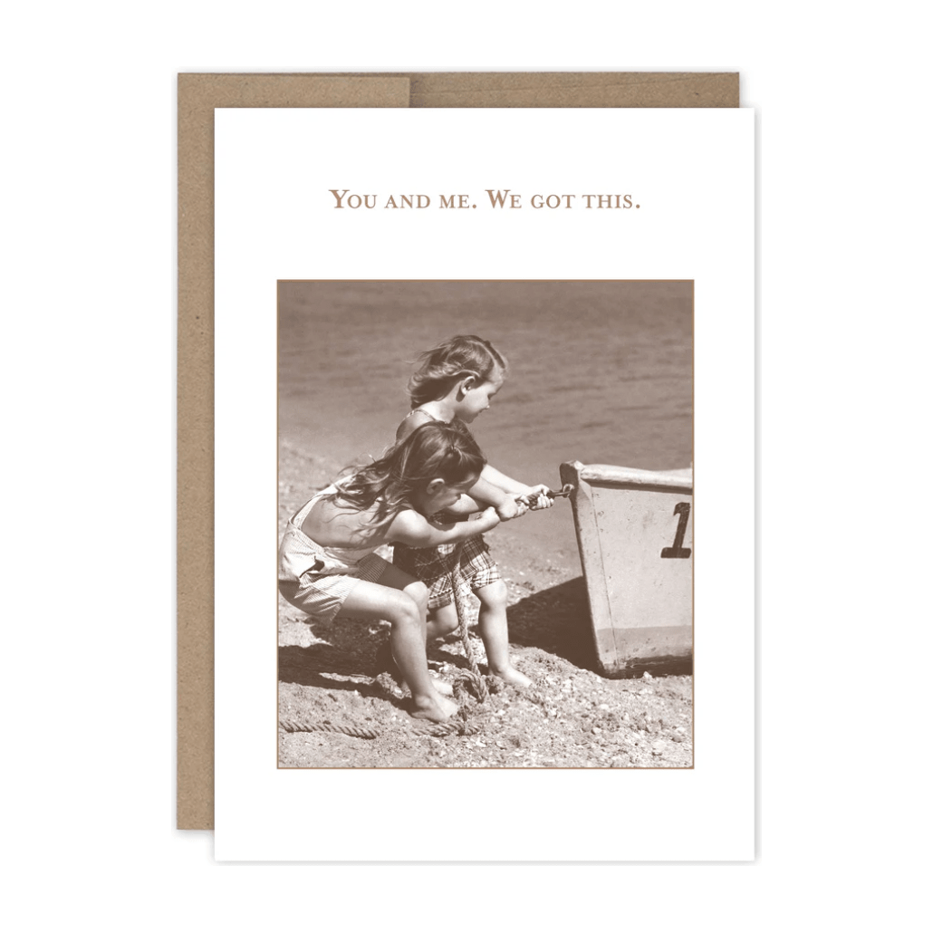 We Got This Friendship Card SM775 - White Farmhouse Flowers