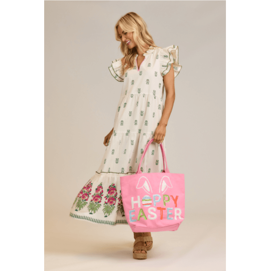 Welton Maxi Dress - White Farmhouse Flowers