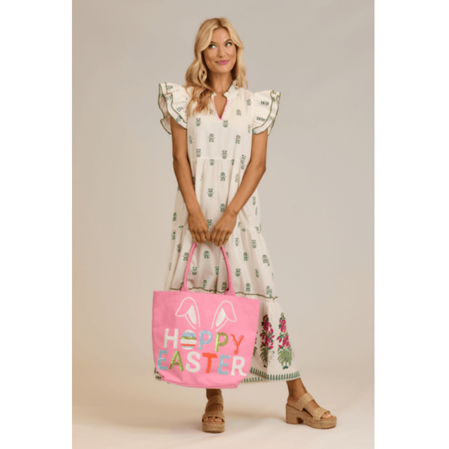 Welton Maxi Dress - White Farmhouse Flowers