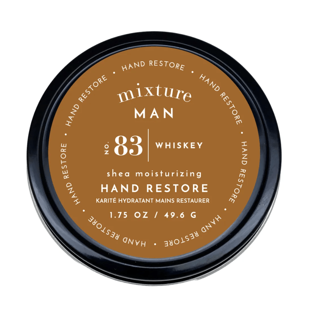 Whiskey Mixture Man Hand Restore - White Farmhouse Flowers