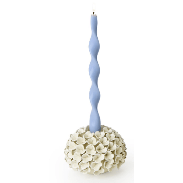 White Hydrangea Flower Bud Vase - White Farmhouse Flowers