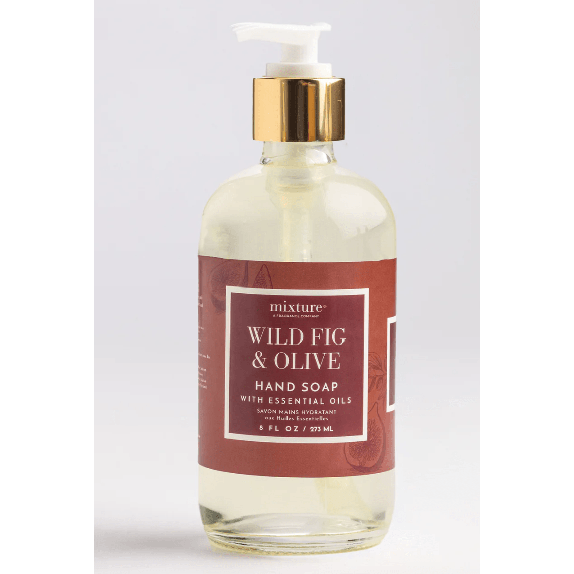 Wild Fig and Olive 8 Oz Liquid Hand Soap - White Farmhouse Flowers