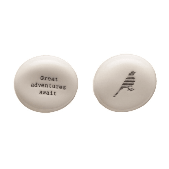 Word Pebbles - White Farmhouse Flowers