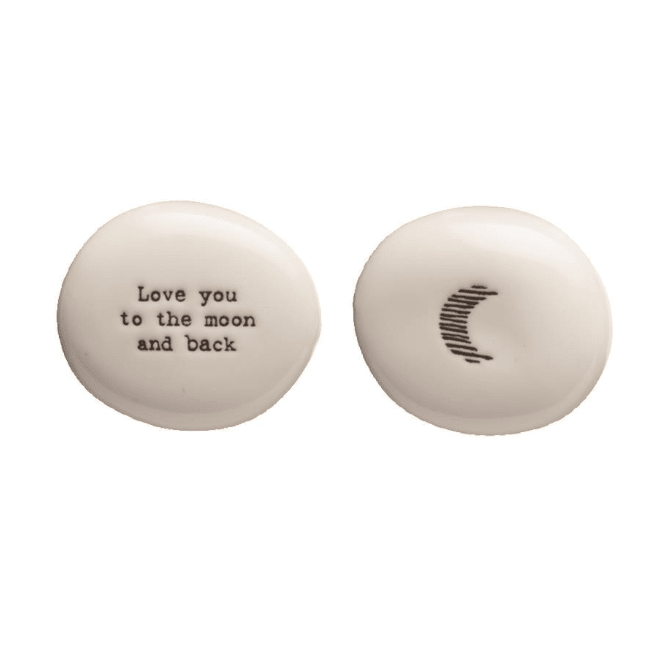 Word Pebbles - White Farmhouse Flowers