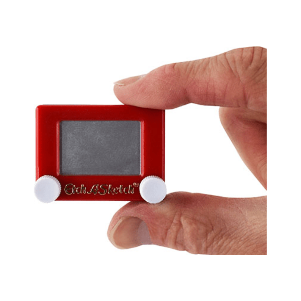 World's Smallest Etch - A - Sketch - White Farmhouse Flowers