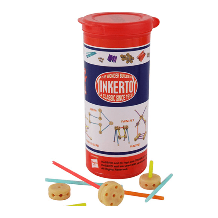 World's Smallest Tinker Toy - White Farmhouse Flowers