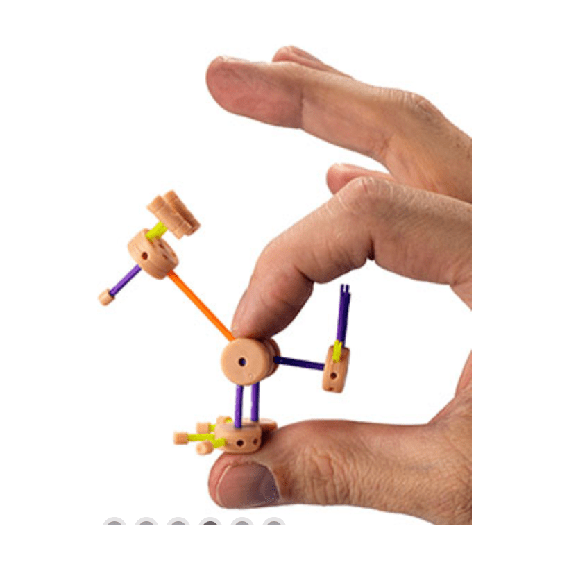 World's Smallest Tinker Toy - White Farmhouse Flowers