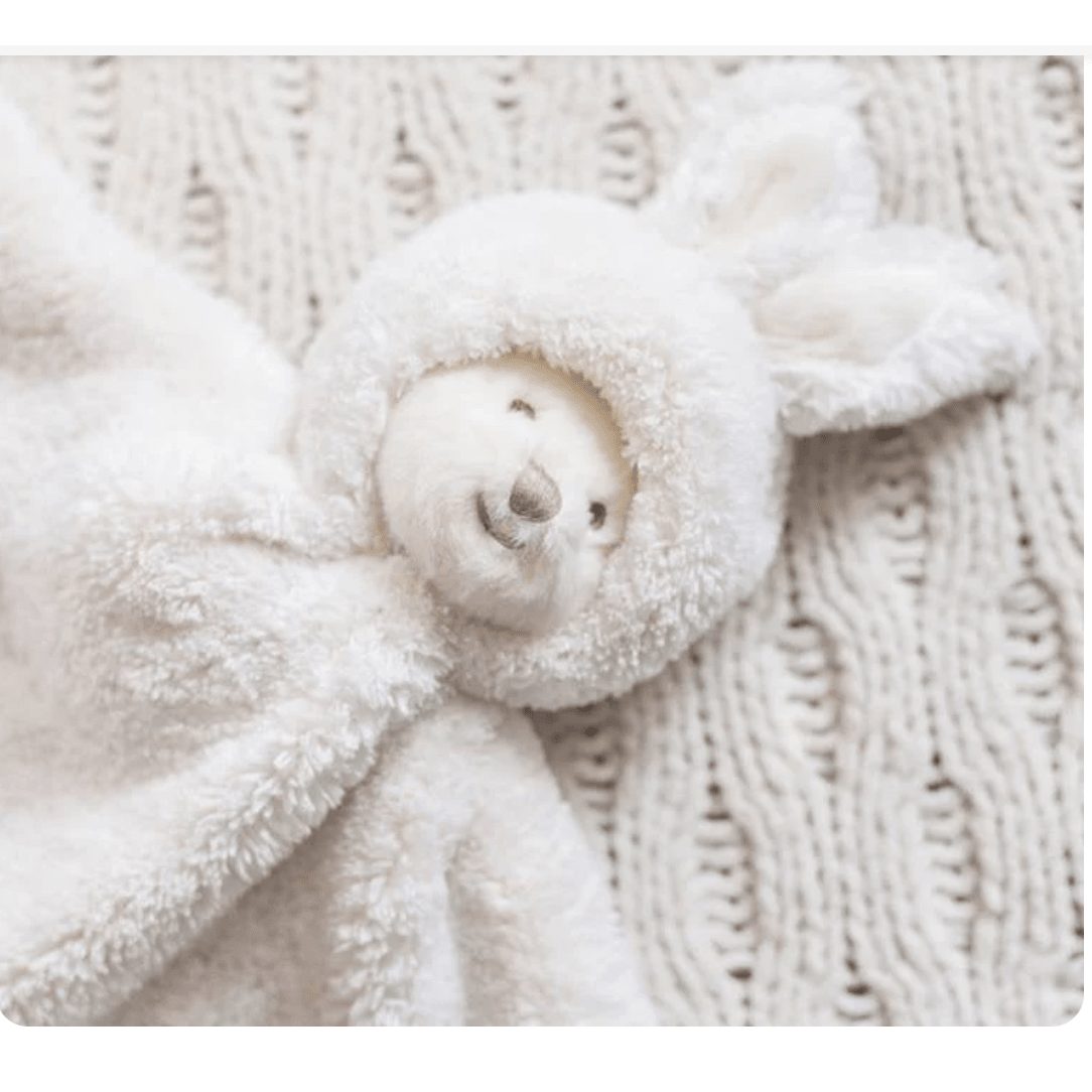 Ziggy Blankie - White - White Farmhouse Flowers